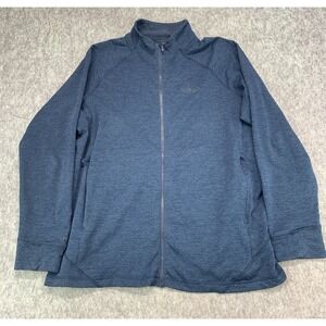 Rab Men's Nexus Jacket Deep Ink Blue Full Zip Outdoor Hiking w Zip Pockets - XXL